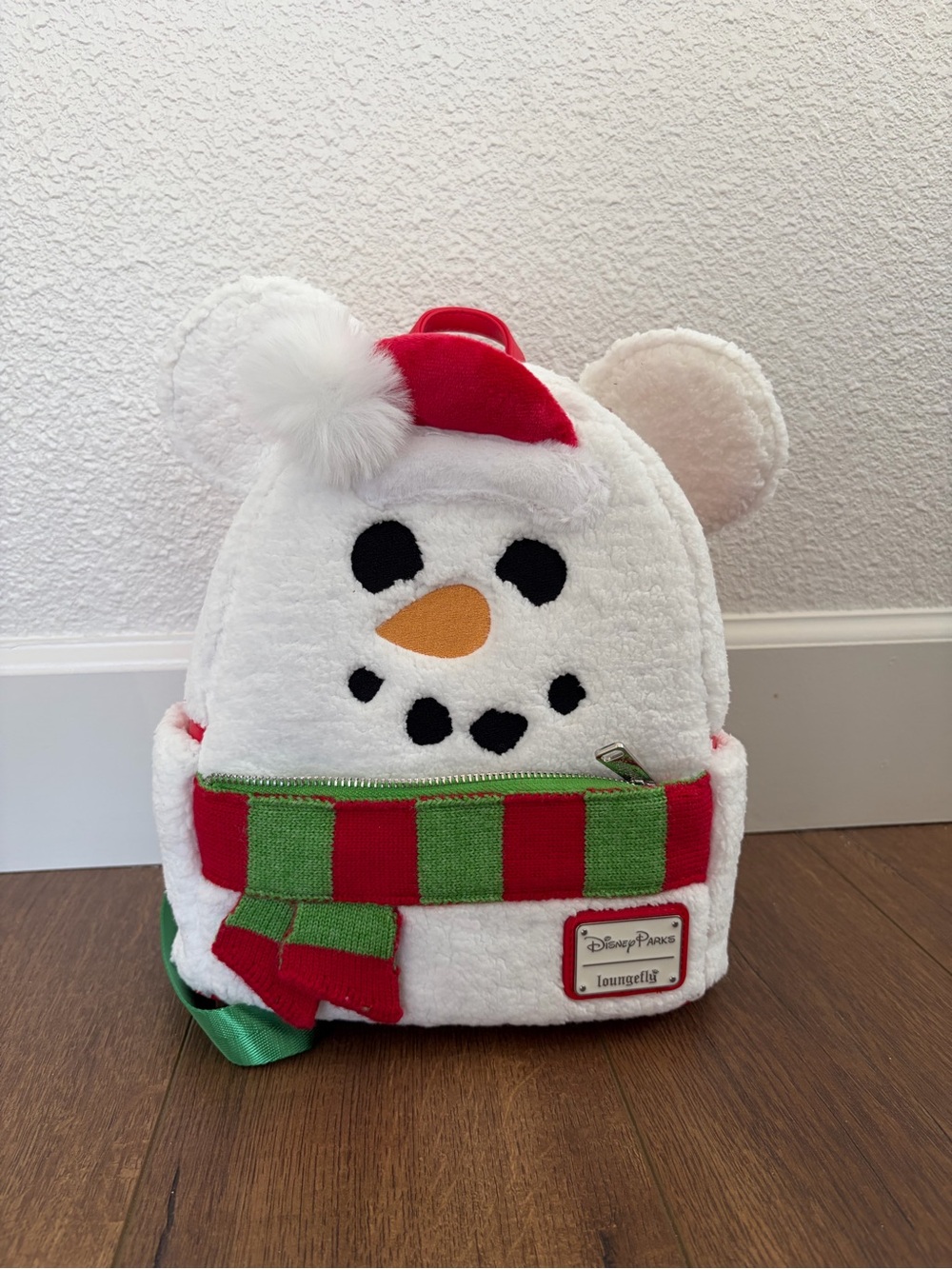 Disney Parks Loungefly Mickey Snowman Backpack - NWT